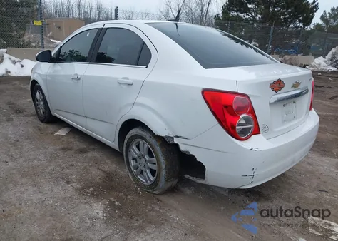 2013 Chevrolet Sonic Lt Auto из США, поврежденный, VIN 1G1JC5SH3D4127294